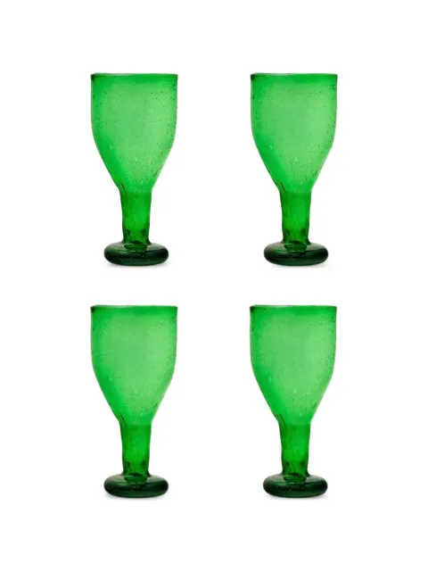 Bitossi Home glass goblets (set of two)