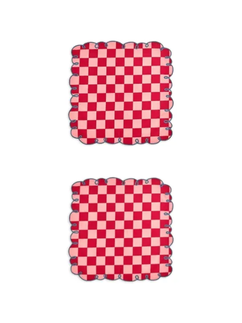 Bitossi Home checkerboard napkins (set of two)
