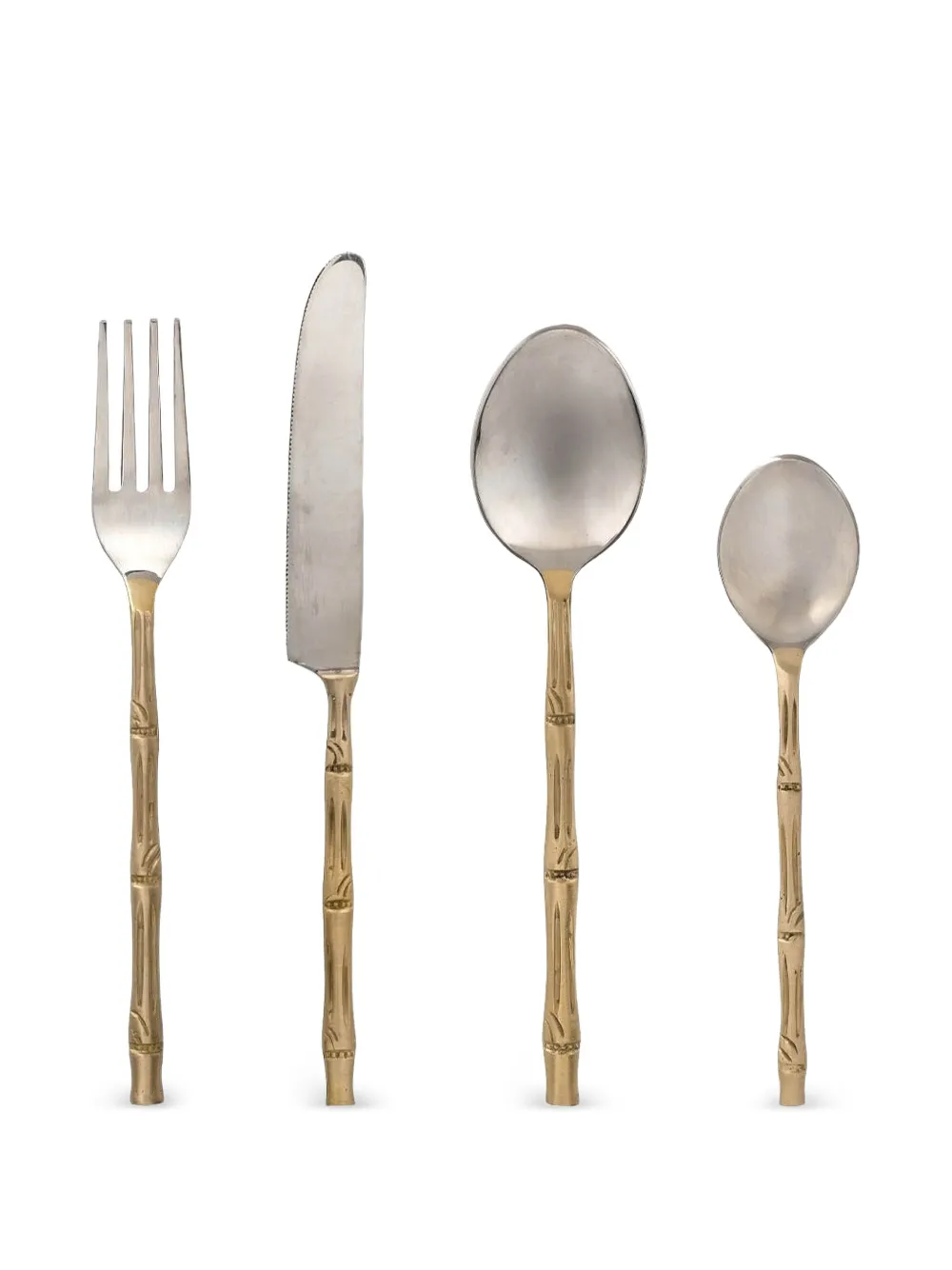 Bitossi Home bamboo cutlery (set of 24) - Marrone