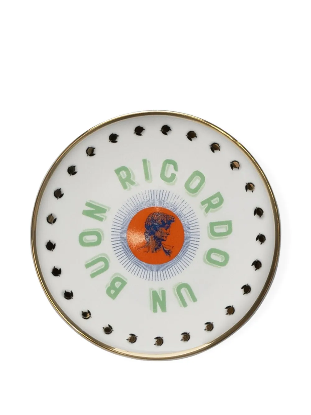Bitossi Home Little Printed Plates Set In Multi