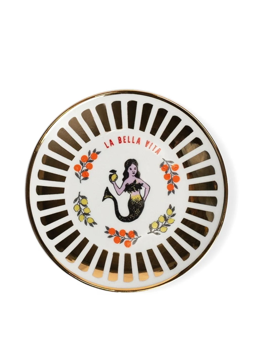 Bitossi Home Little Printed Plates Set In Multi