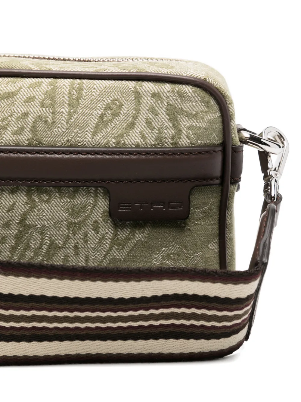 ETRO Messengertas met print Groen