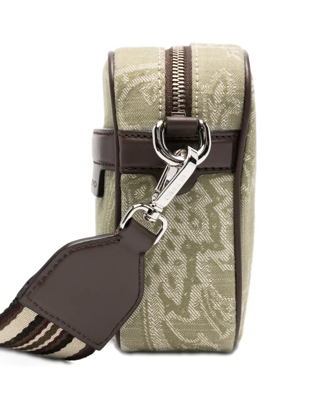 ETRO Messenger tas met paisley-print Groen
