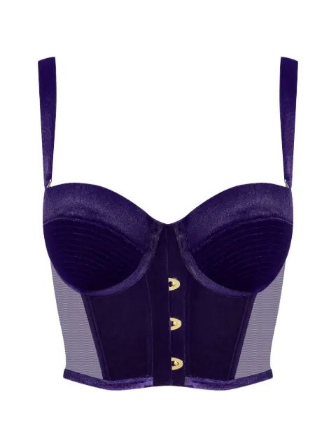 Maison Close bustier lace-up bra