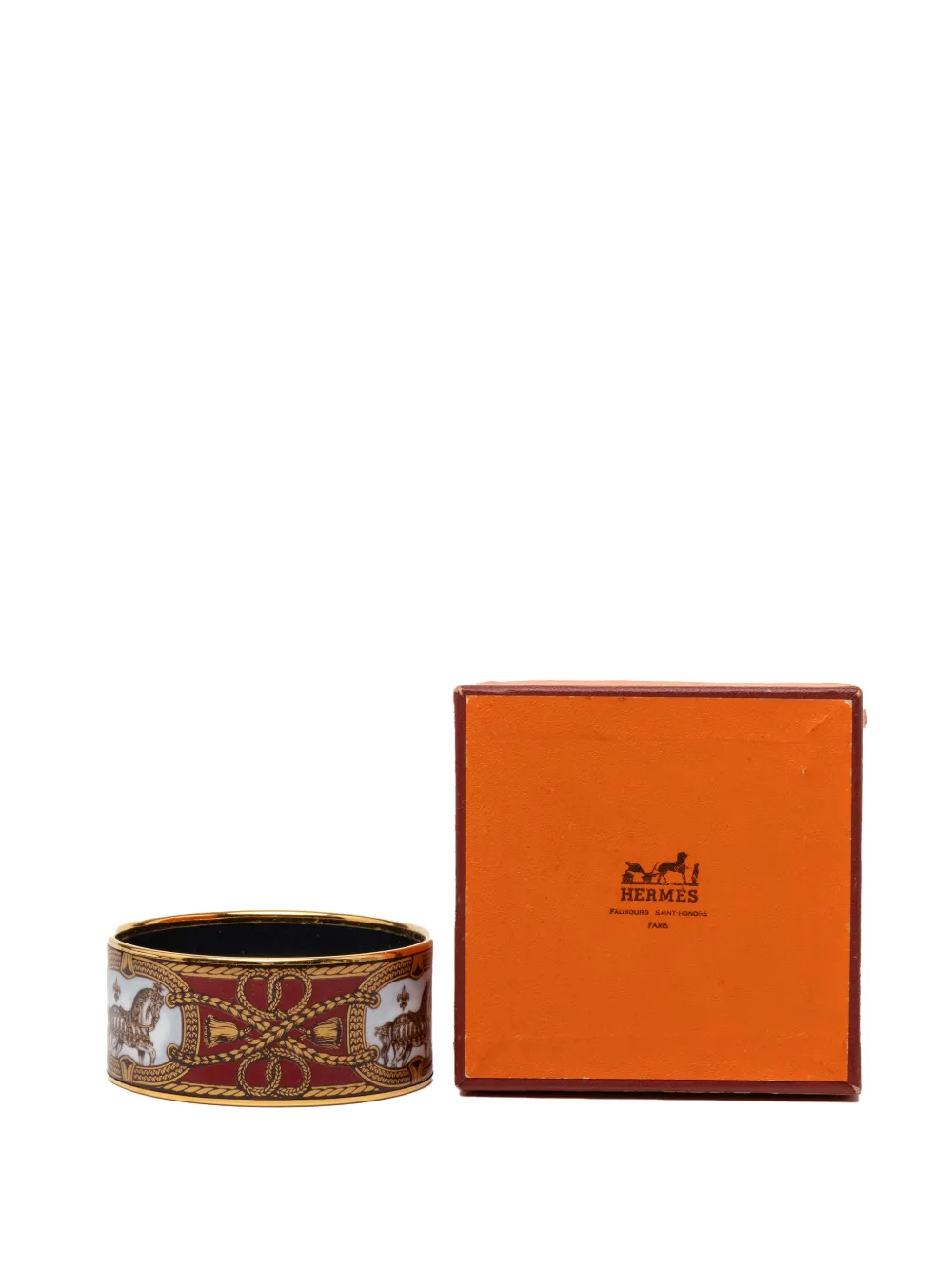 20th Century Extra Wide Enamel Grand Apparat Bracelet 70 Costume Bracelet