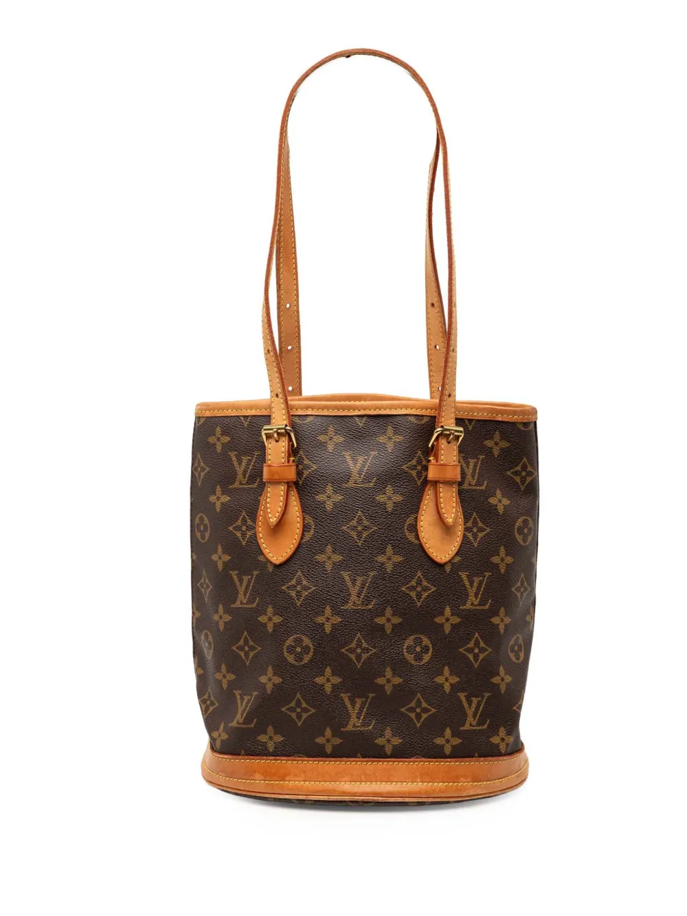 Louis Vuitton Pre-Owned 2001 Monogram Petit bucket bag - Marrone