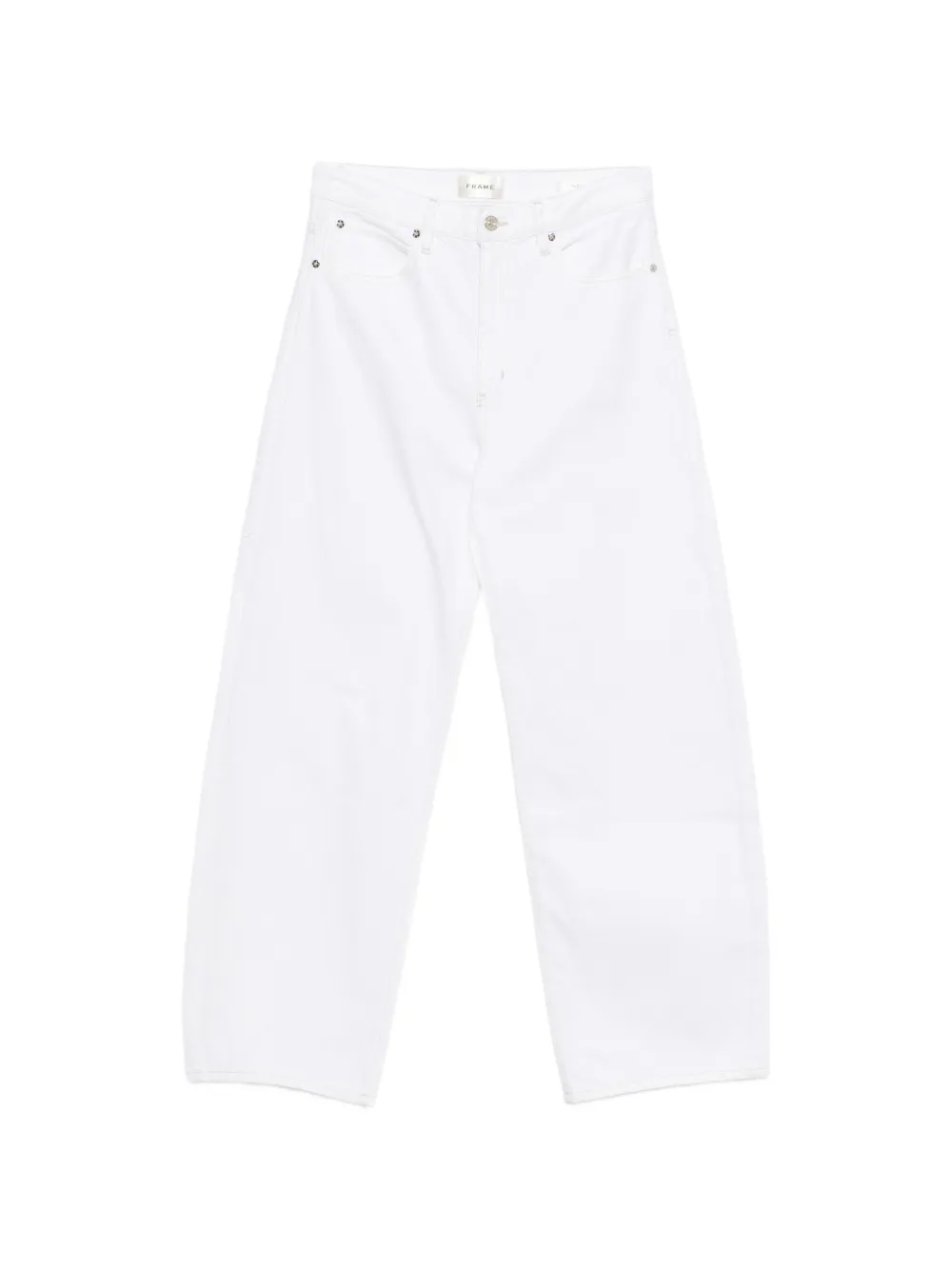 FRAME The Bow high-waisted jeans - Weiß
