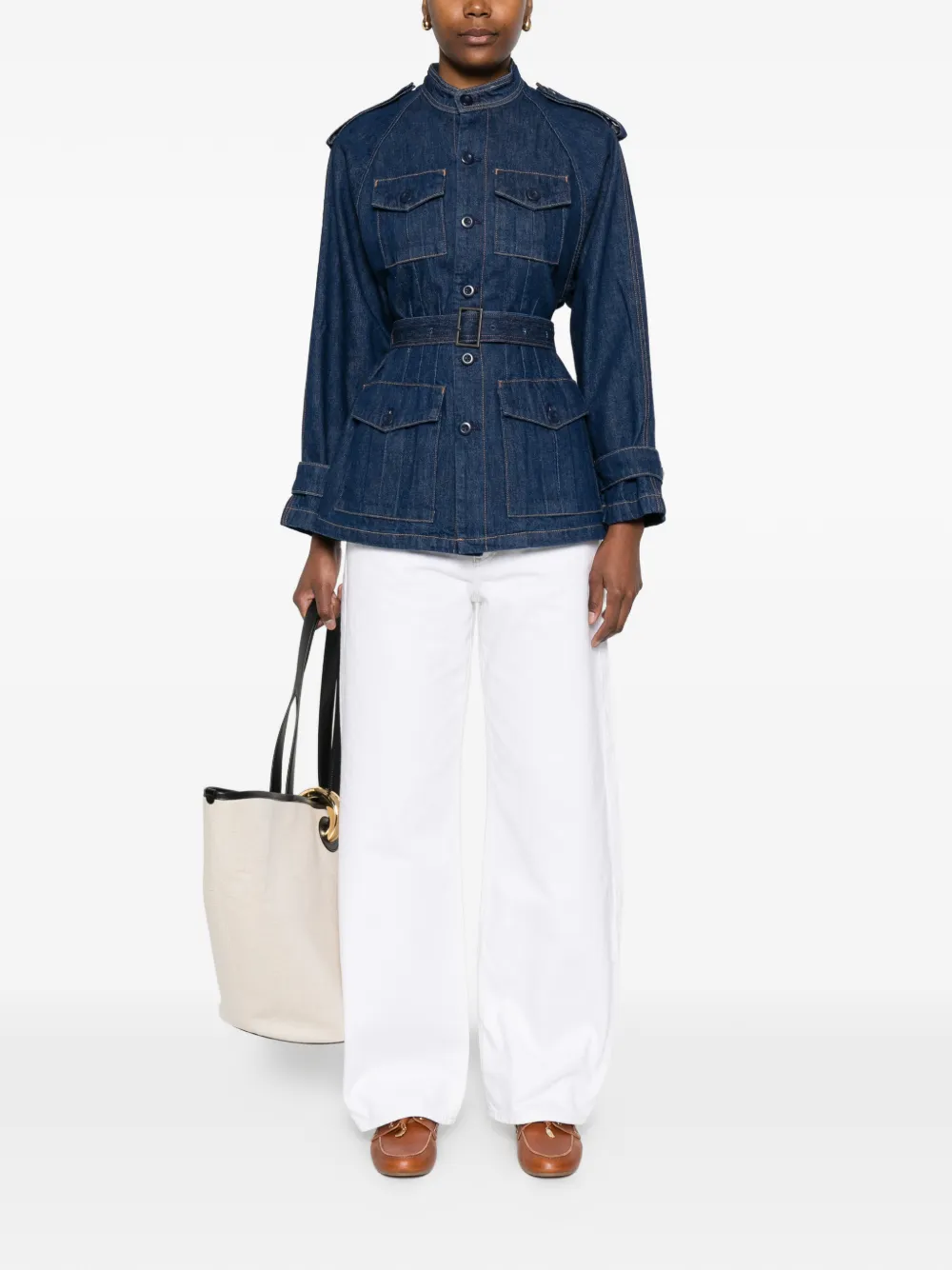 Polo Ralph Lauren Jack met zak en ceintuur Blauw
