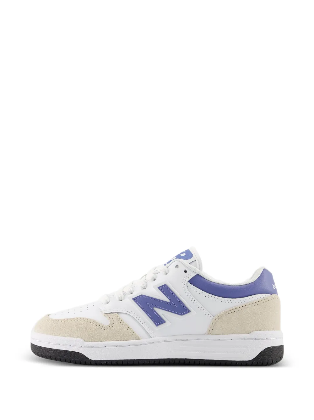 New Balance Kids 480 sneakers met ronde neus Wit