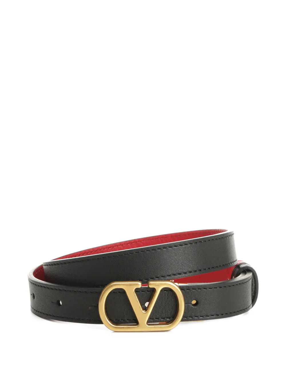 Valentino Garavani VLogo Signature reversible leather - Nero