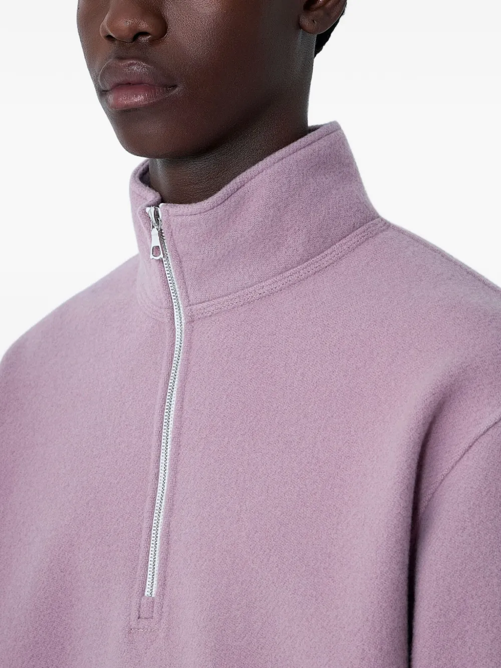 Zip-Collar Sweatshirt