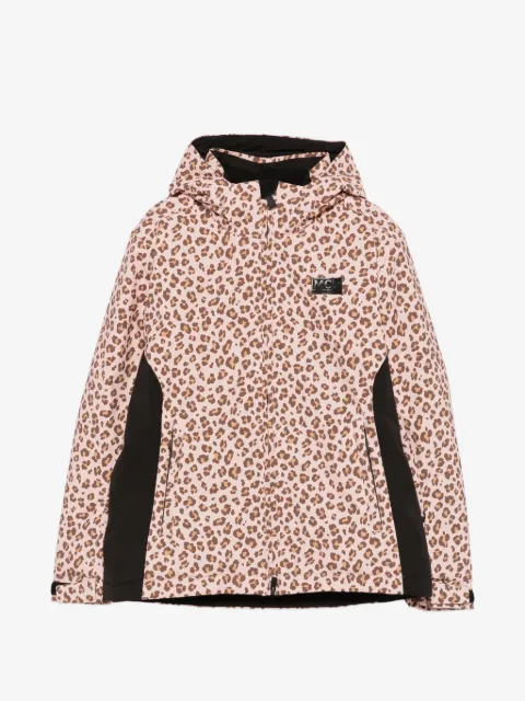 MC2 Saint Barth Kids Chavanette leopard-print ski jacket