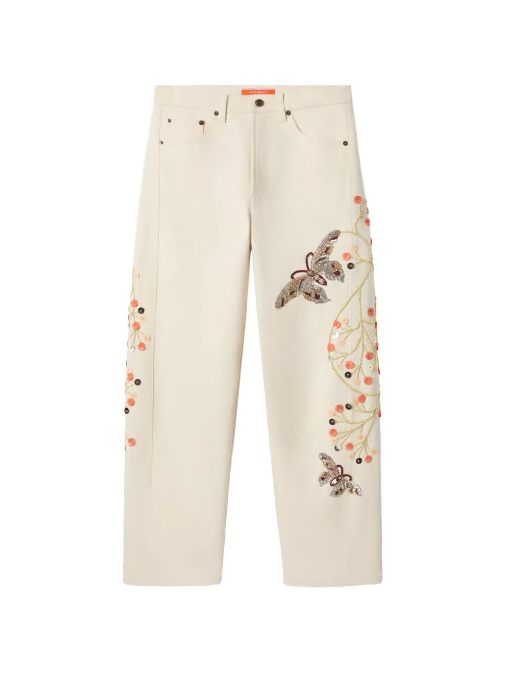 La DoubleJ Jeans con decorazione - Toni neutri