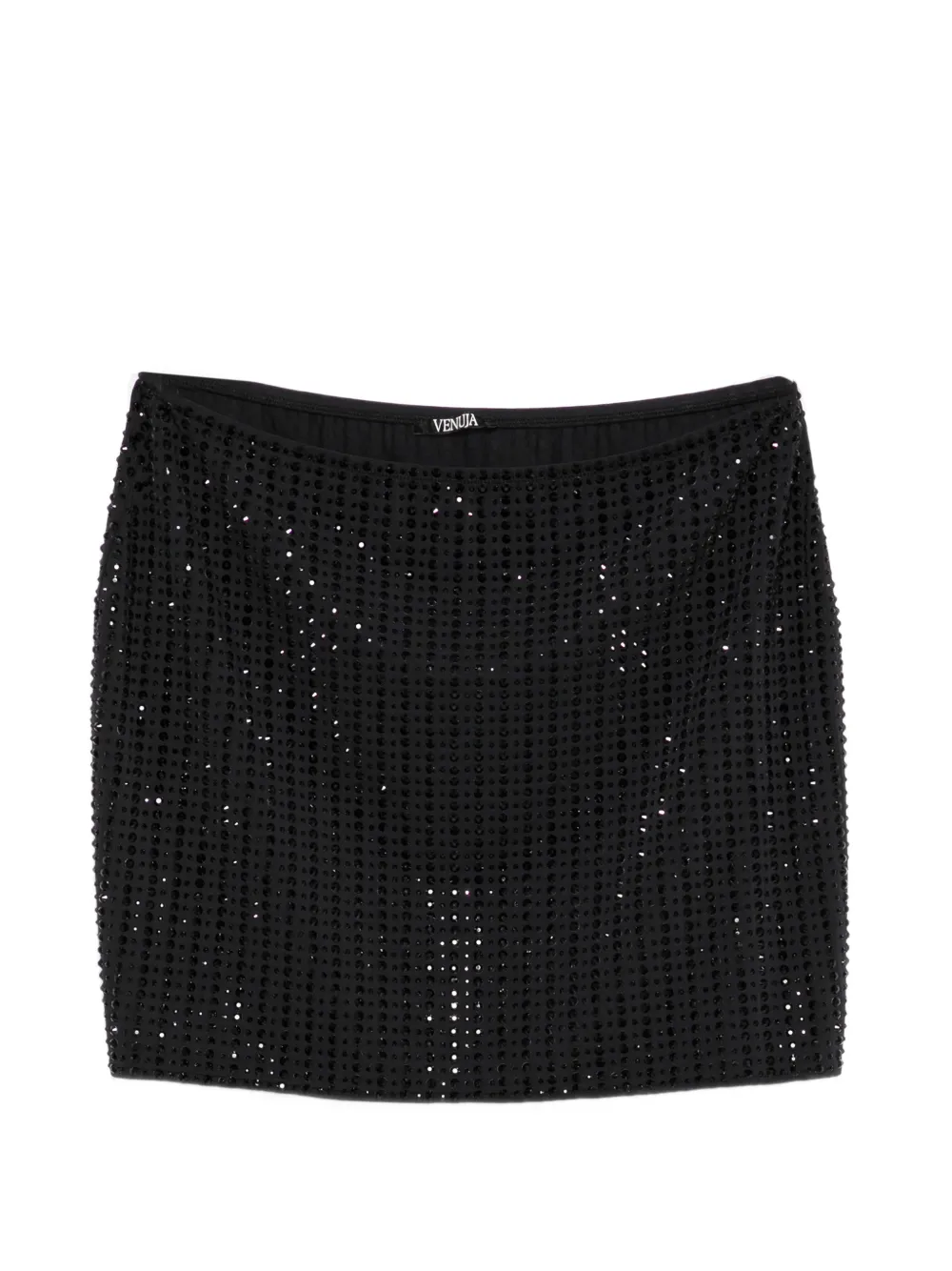 VENUJA crystal mini skirt - Nero