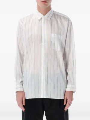 Hed Mayner long-sleeved Shirt | White | FARFETCH ZA