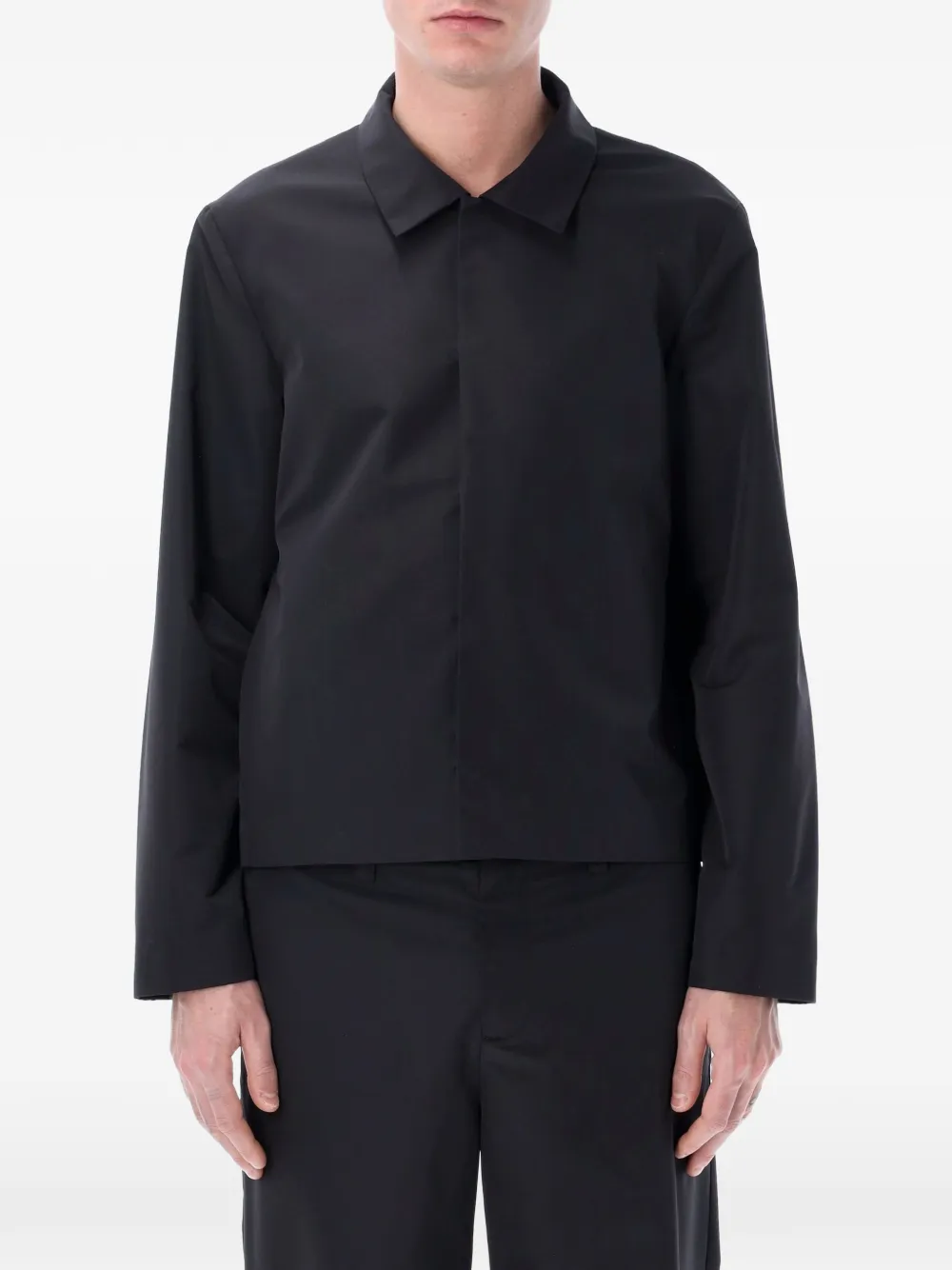 Berner Kühl Officer wool shirt jacket - Nero