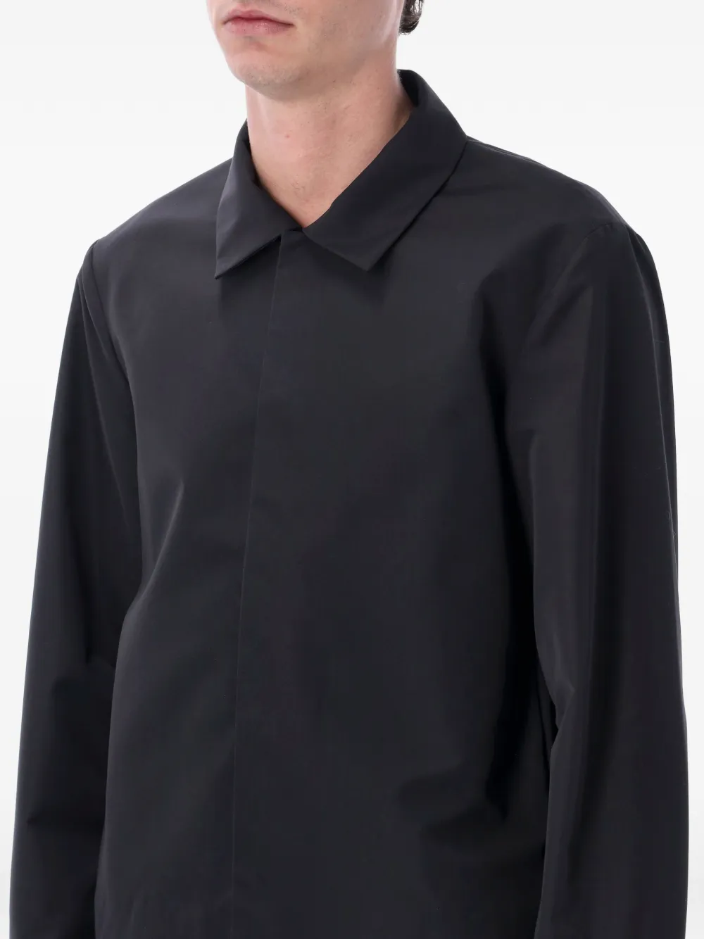  Berner Kühl Officer Wool Shirt Jacket - Black 