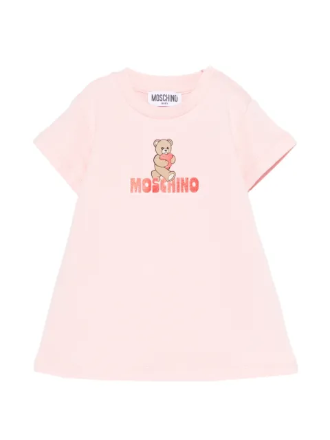 Moschino Kids robe courte imprimée