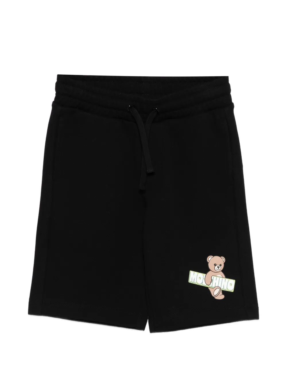 Moschino Kids teddy-print shorts - Schwarz