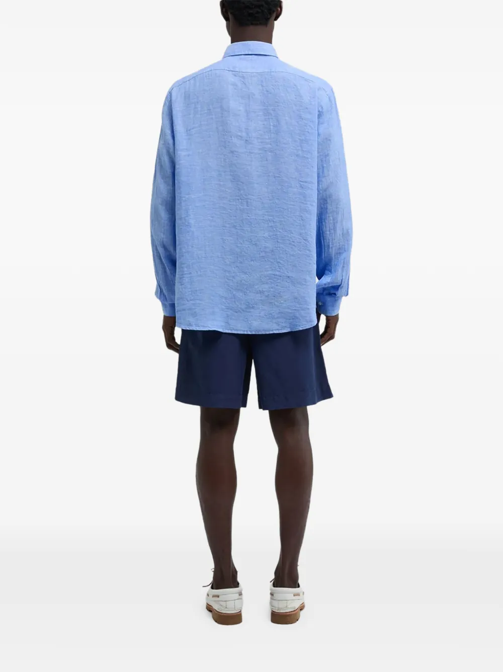  Aspesi Comma Long-sleeve Shirt - Blue 