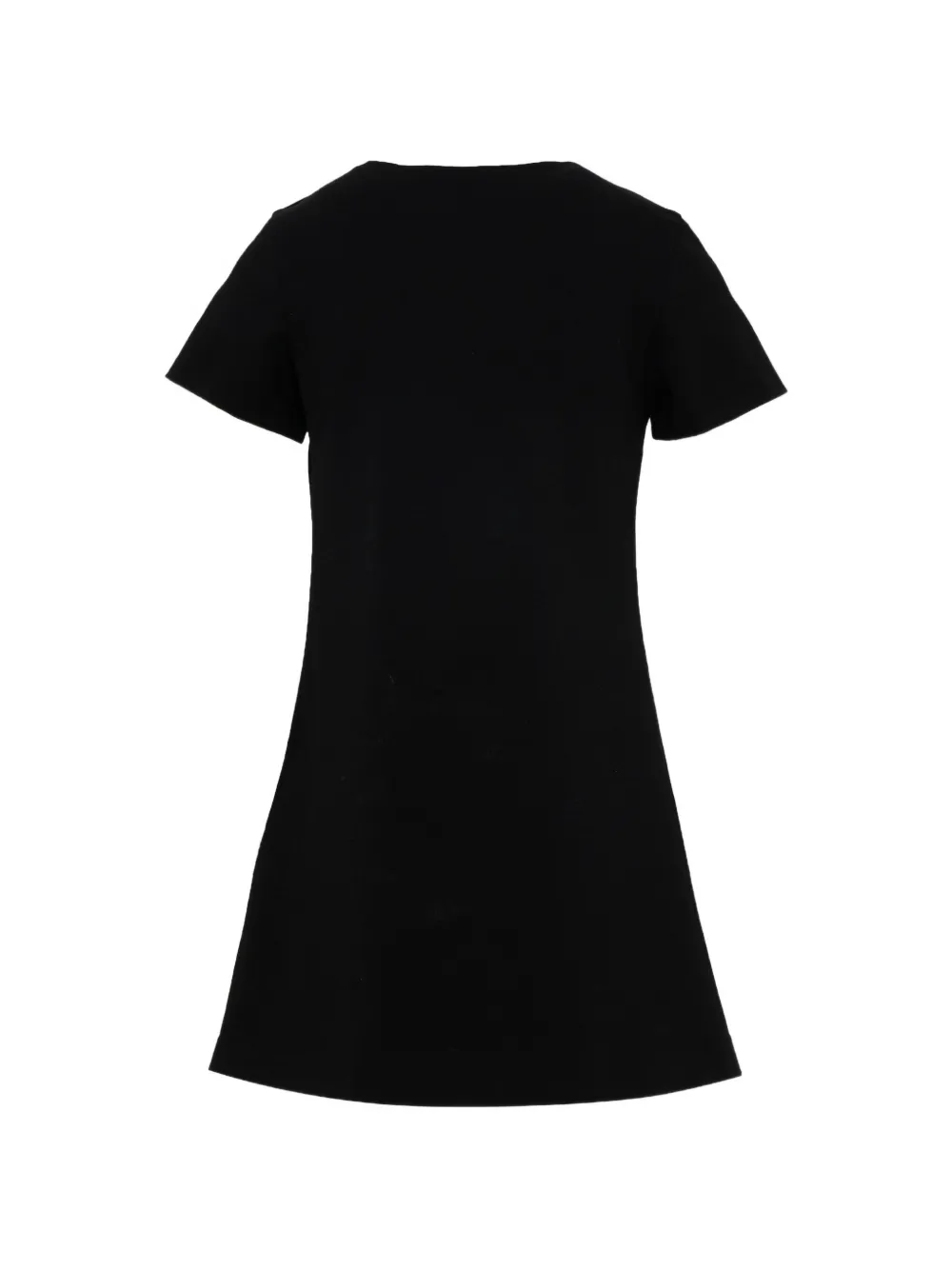 Versace Kids Jurk met logodetail en knopen Zwart