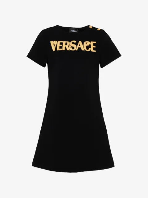 Versace Kids Kleid mit Logo-Detail