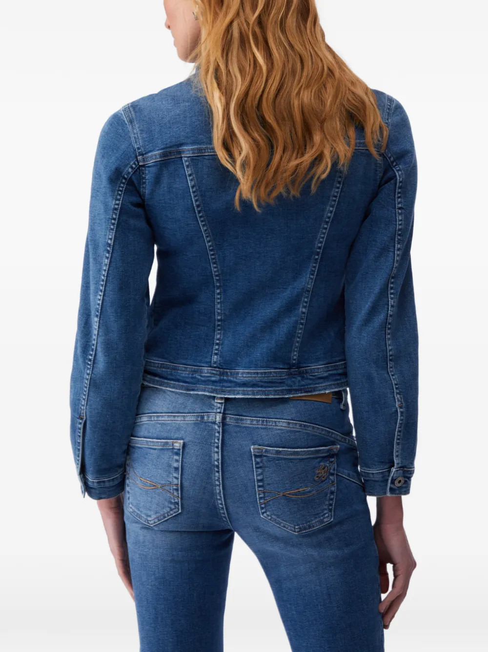 LIU JO Denim jack met rits Blauw