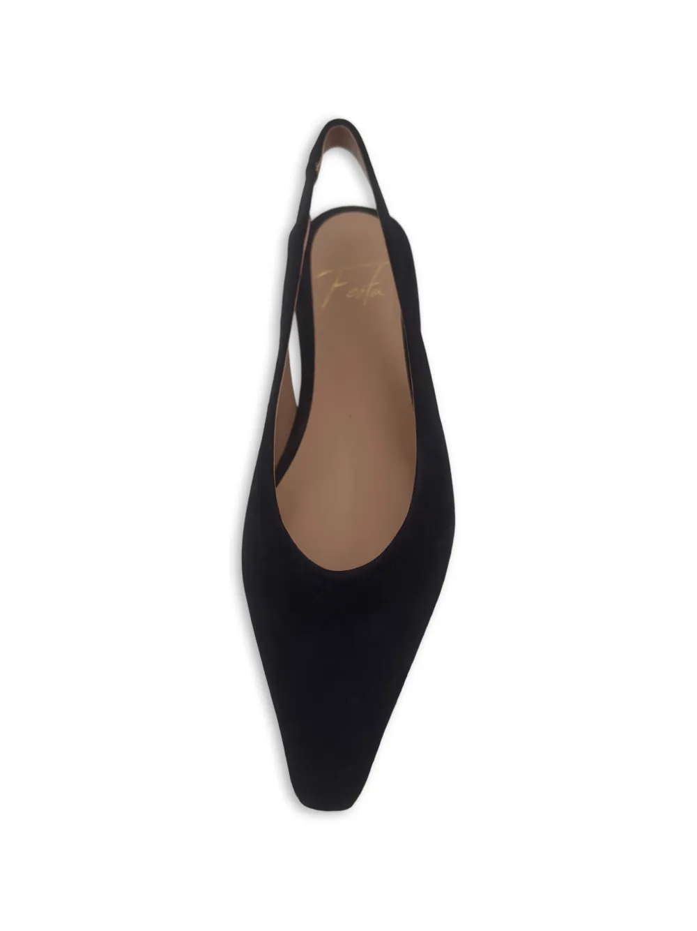 Roberto Festa Grazial slingback ballerina's Zwart