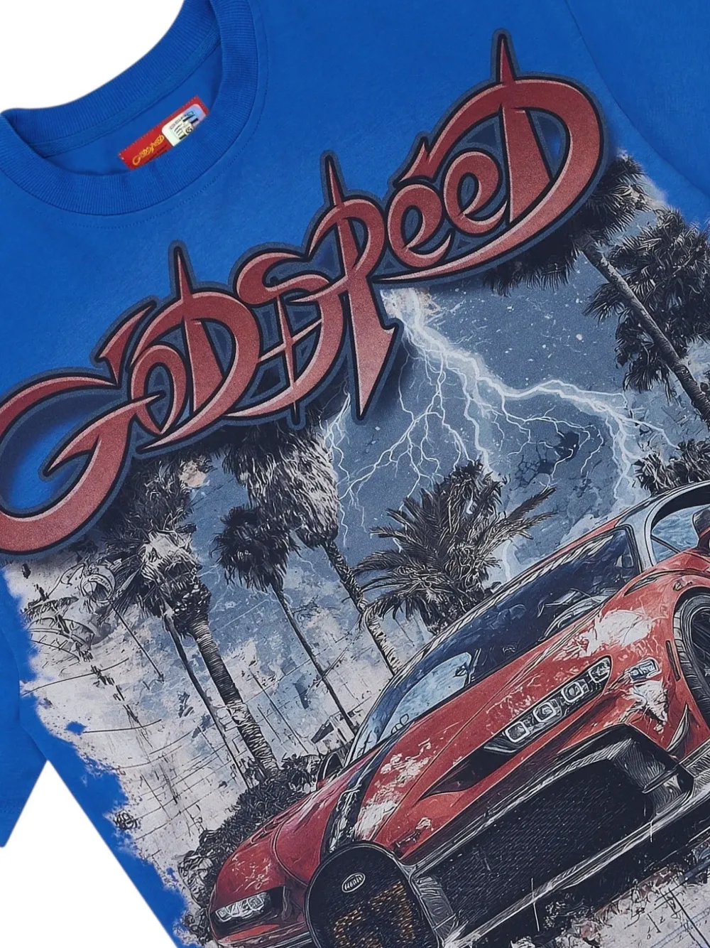  Godspeed Graphic-print T-shirt - Blue 