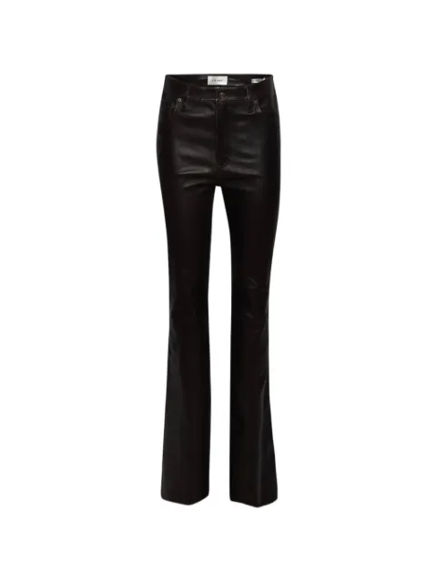 FRAME The Reboot flared leather trousers
