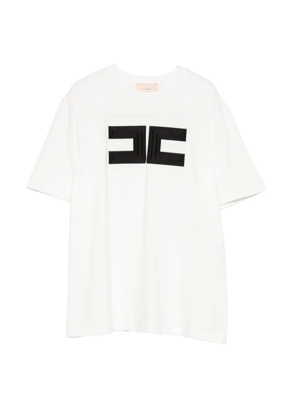 Elisabetta Franchi La Mia Bambina logo-appliqué T-shirt - Bianco