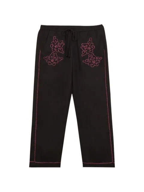 Baziszt Eccentric embroidery trousers