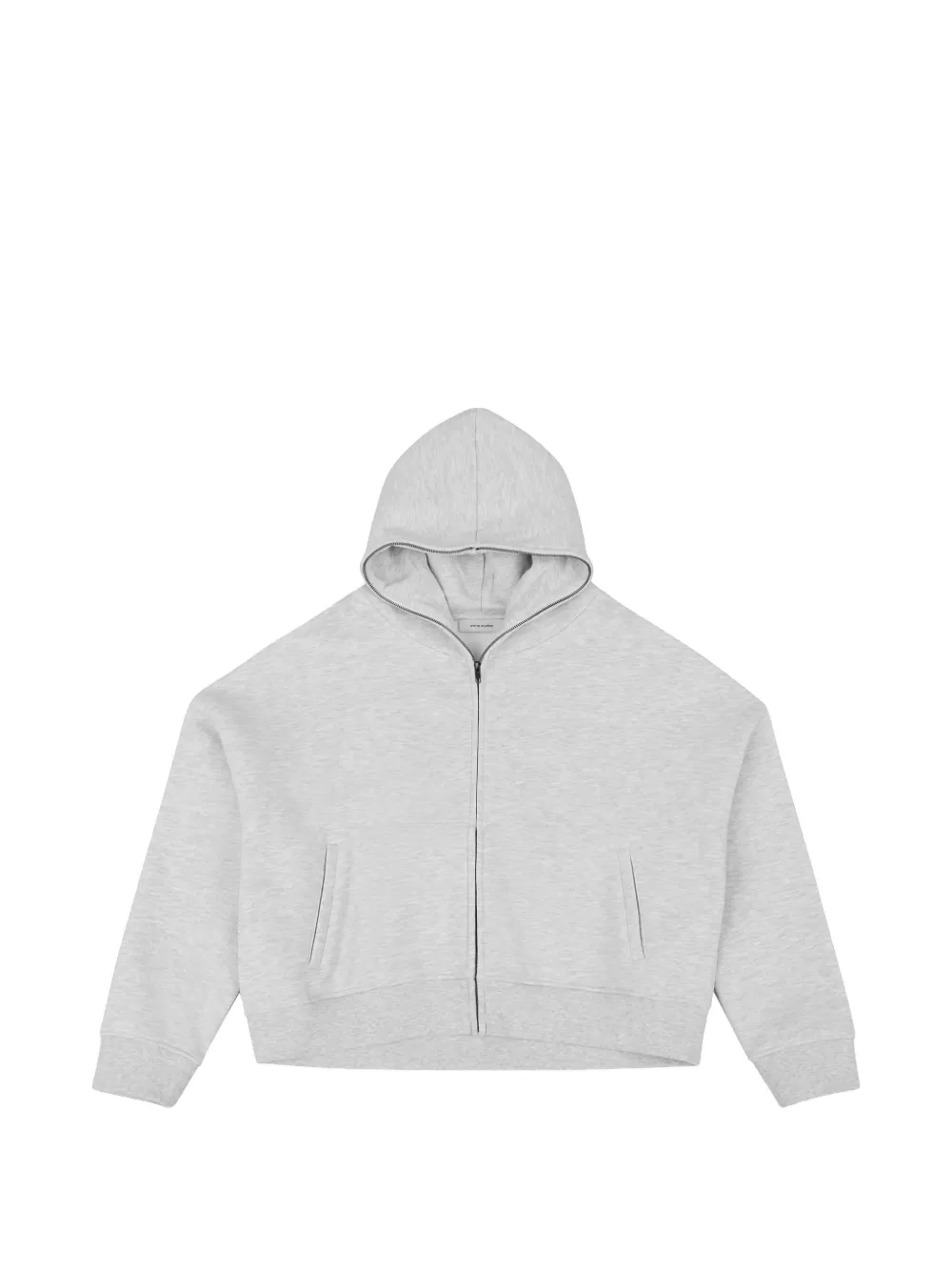ENTIRE STUDIOS hooded zip-fastening sweatshirt - Grey