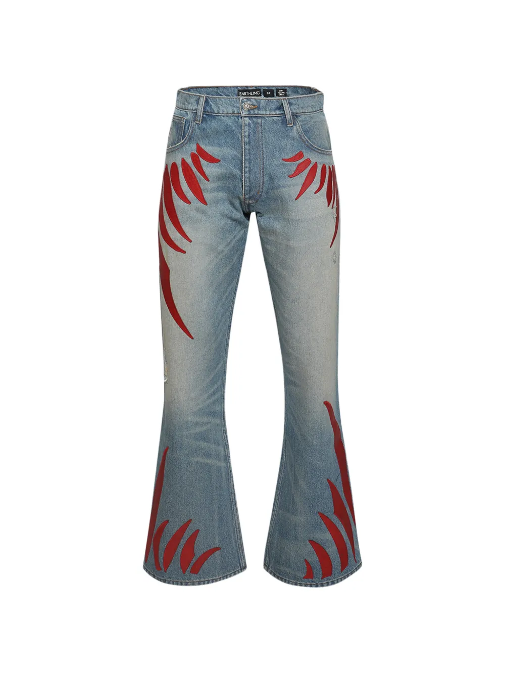 EARTHLING VIP Jeans con design grafico - Blu
