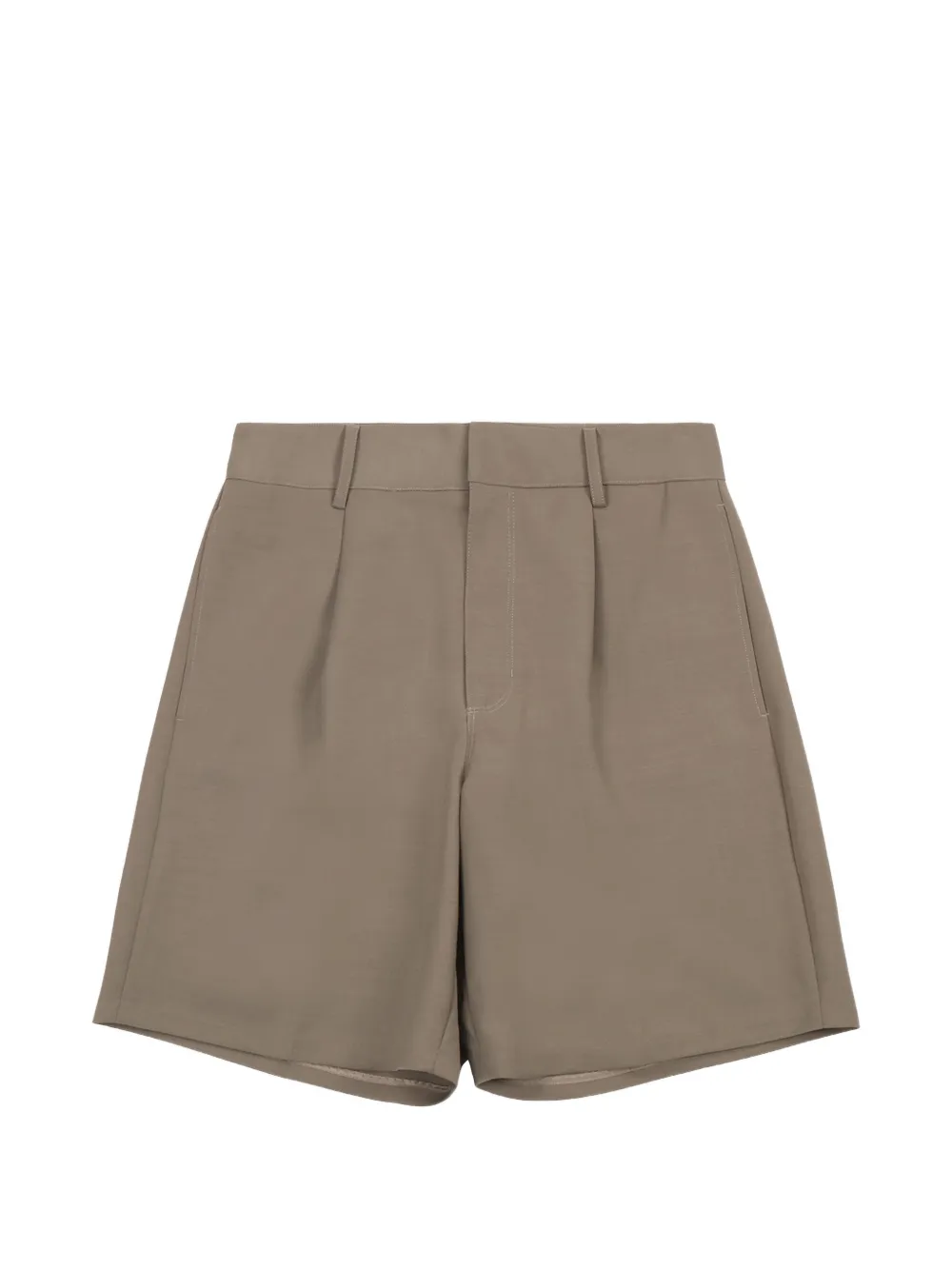 ENTIRE STUDIOS pleated tailored shorts - Toni neutri