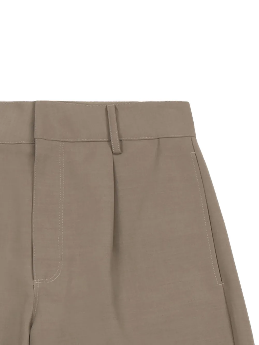  Entire Studios Pleated Tailored Shorts - Neutrals 