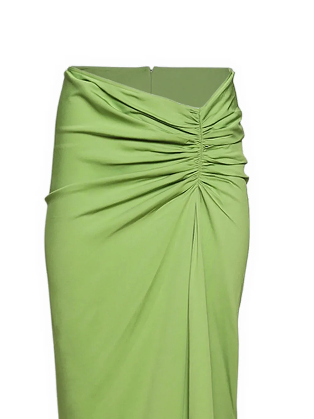  Christopher Esber Ruched Maxi Skirt - Green 