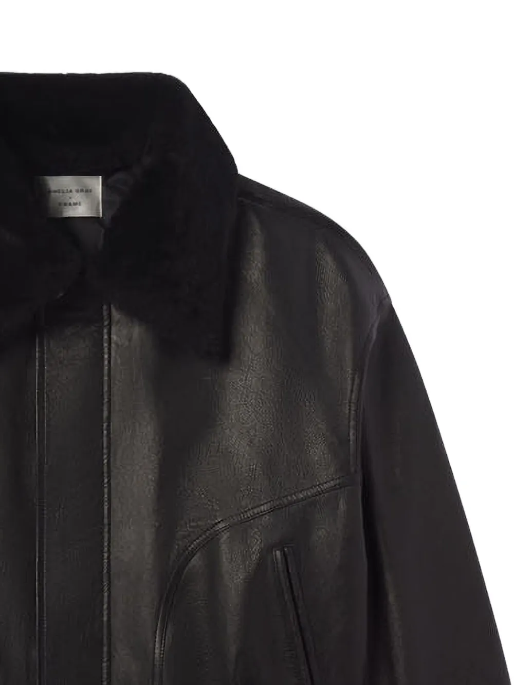 Frame The Nightcap Bomber Jacket - Black 
