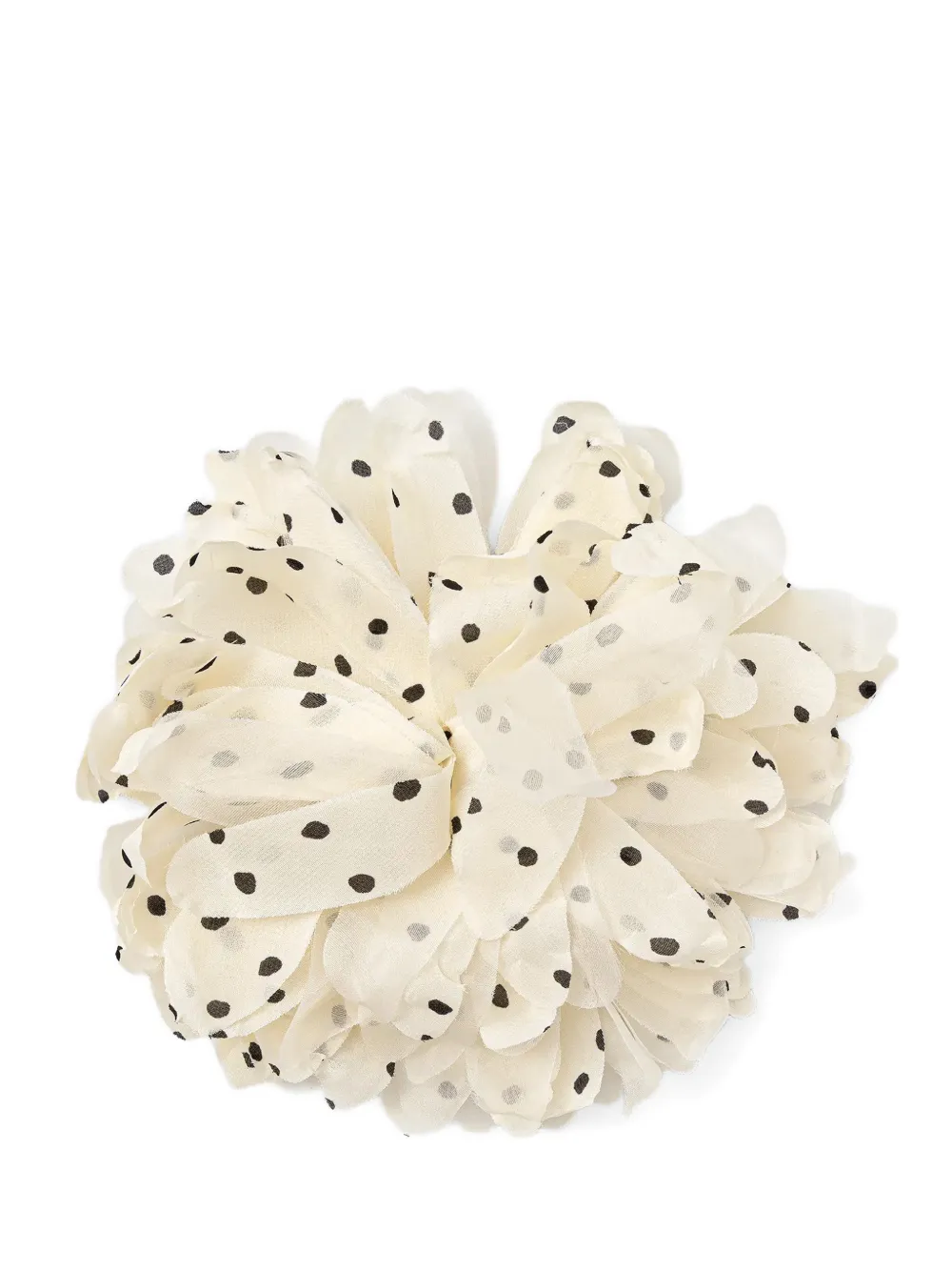 LUISA SPAGNOLI Nereto floral brooch - Toni neutri