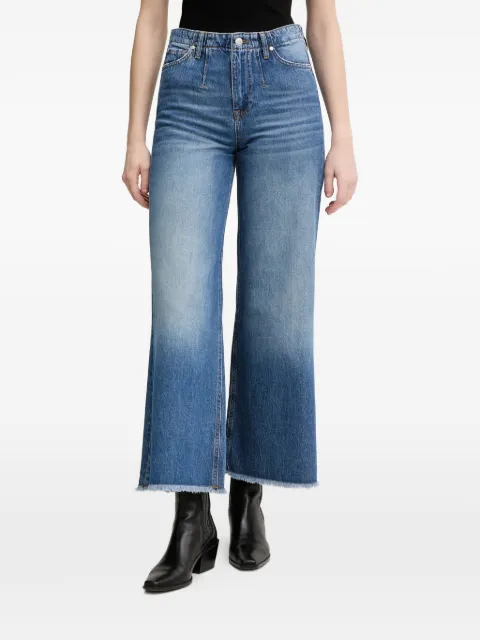 Joop! frayed wide-leg jeans