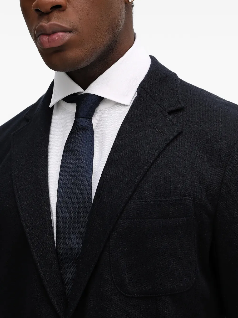 Joop! Blazer met enkele rij knopen Zwart