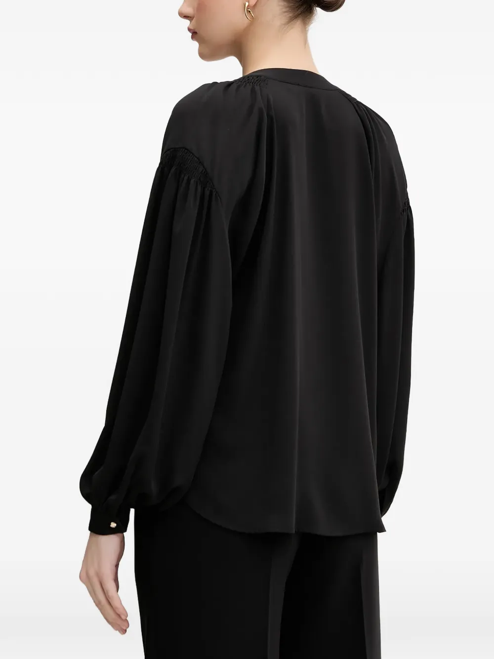  Joop! Brigida Tie-neck Blouse - Black 