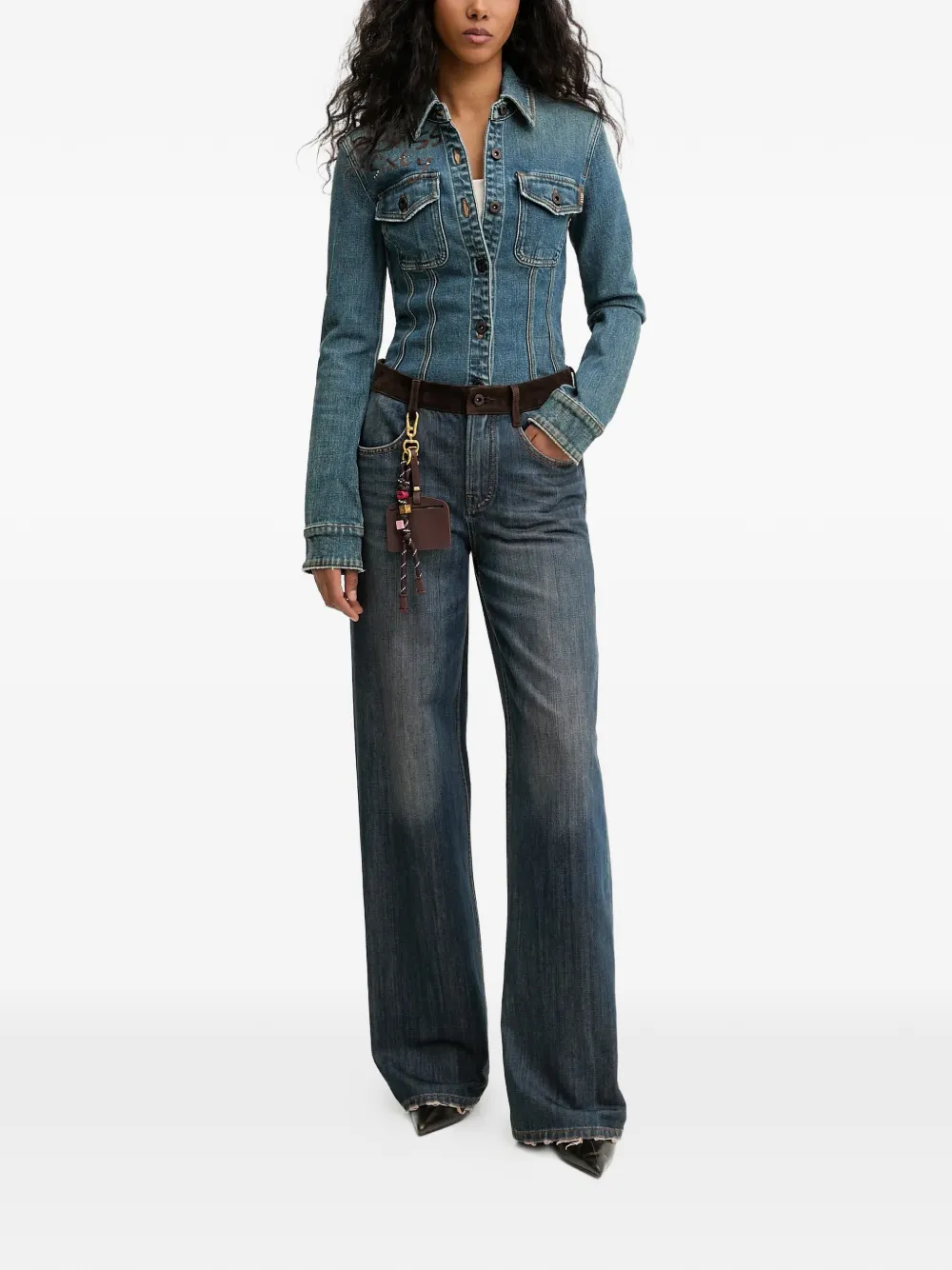 Chest-Pocket Buttoned Shirt