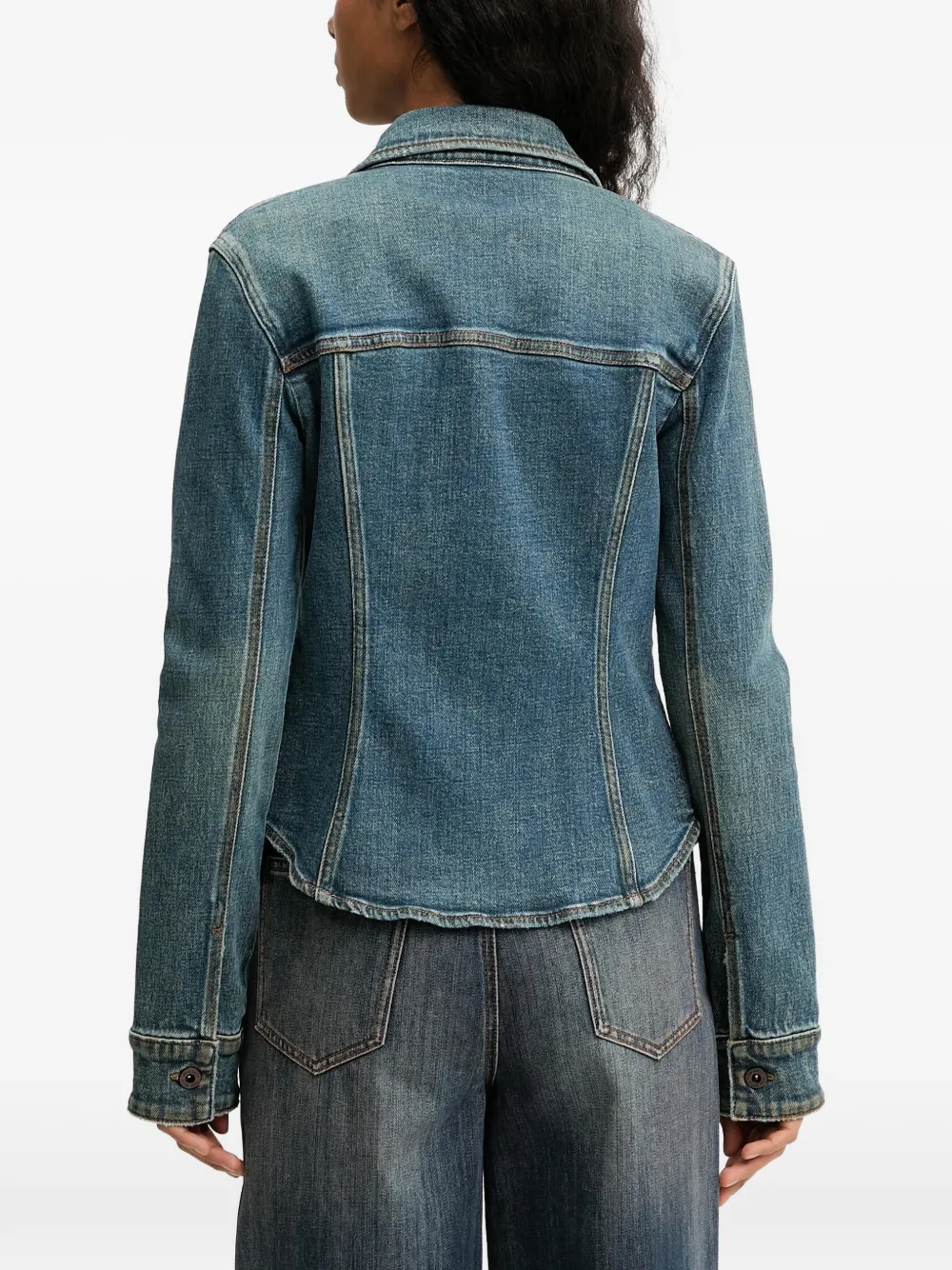 Chest-Pocket Buttoned Shirt