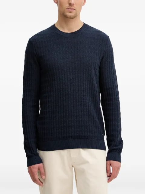 Joop! textured long-sleeve jumper