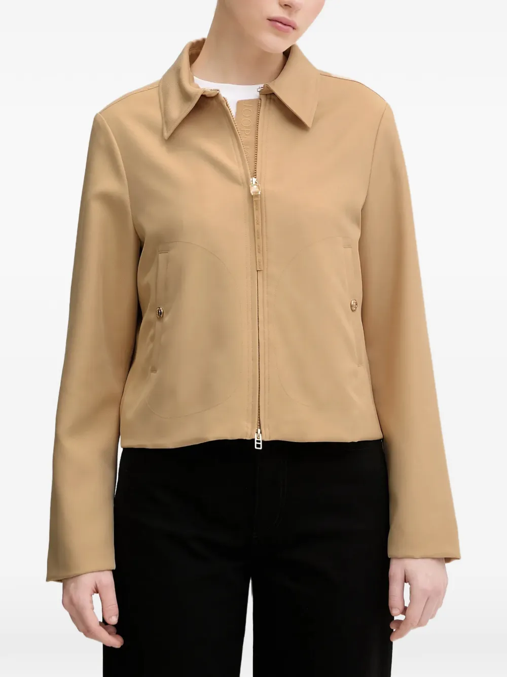 Joop! Osane collared jacket - Marrone