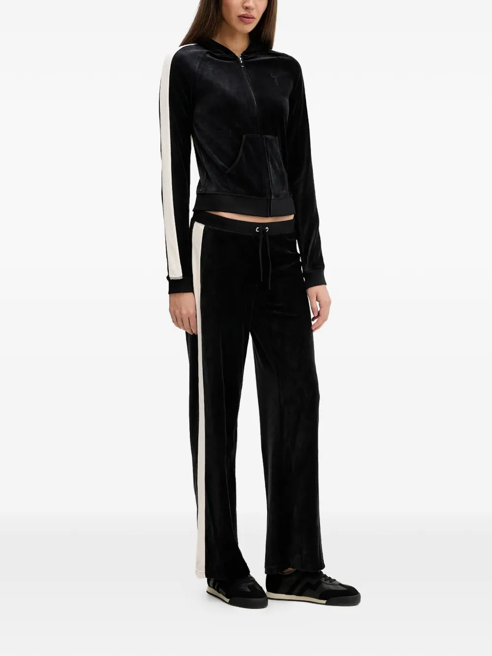 Juicy Couture Trainingsbroek met zijstreep Zwart