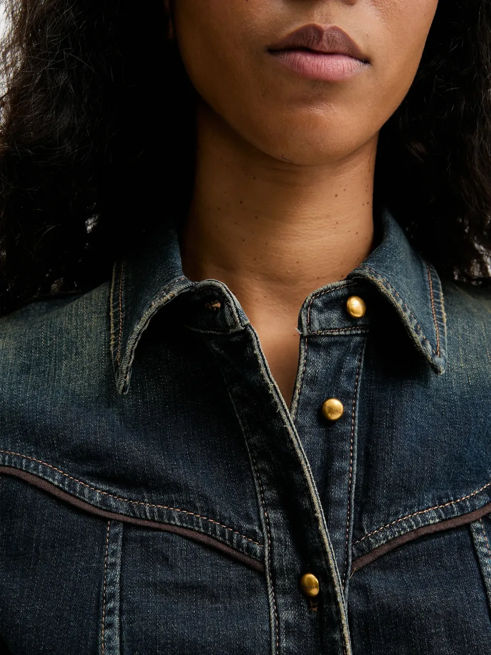 Miss Sixty Denim blouse Blauw