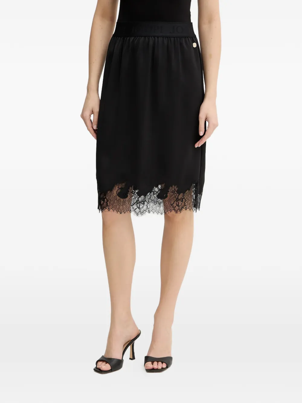 Joop! laced midi skirt - Nero