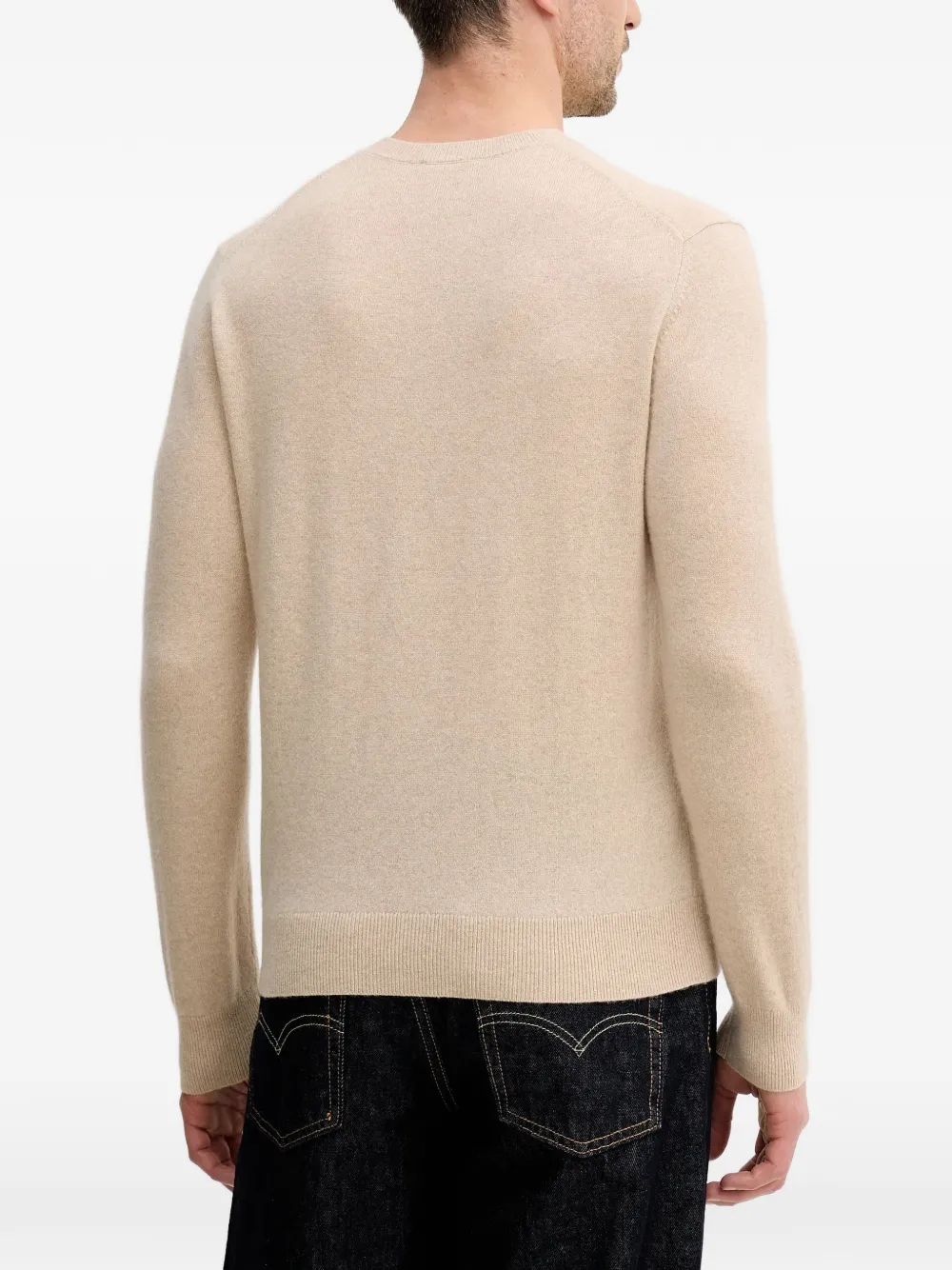  Benetton Crew-neck Sweater - Neutrals 